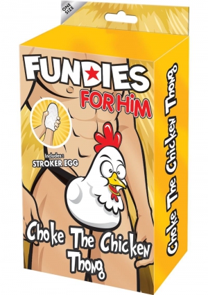 Fundies Choke The Chicken Thong-One Size