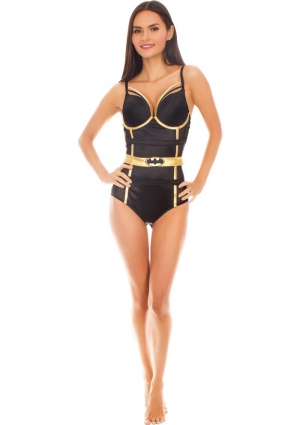 Batman Satin and Mesh Body Suit-Small