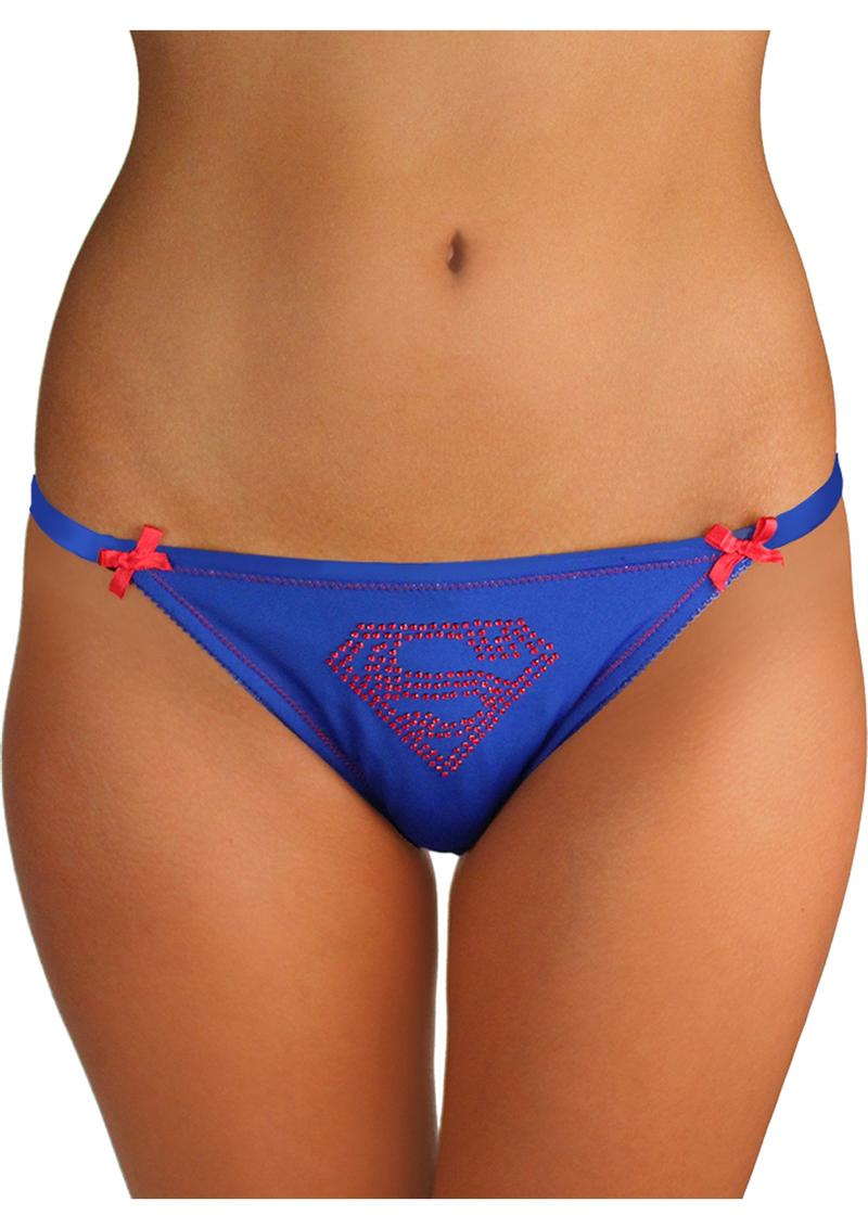 Superman Lace Back Panty-Small