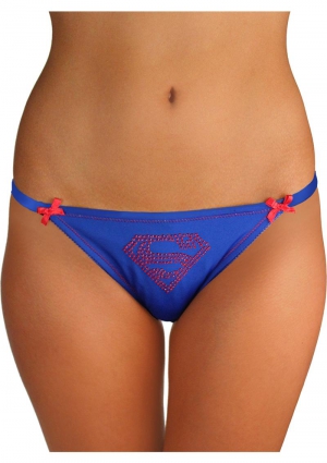 Superman Lace Back Panty-Extra Large