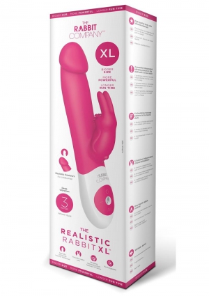 Hot Pink Realistic Rabbit X-Large