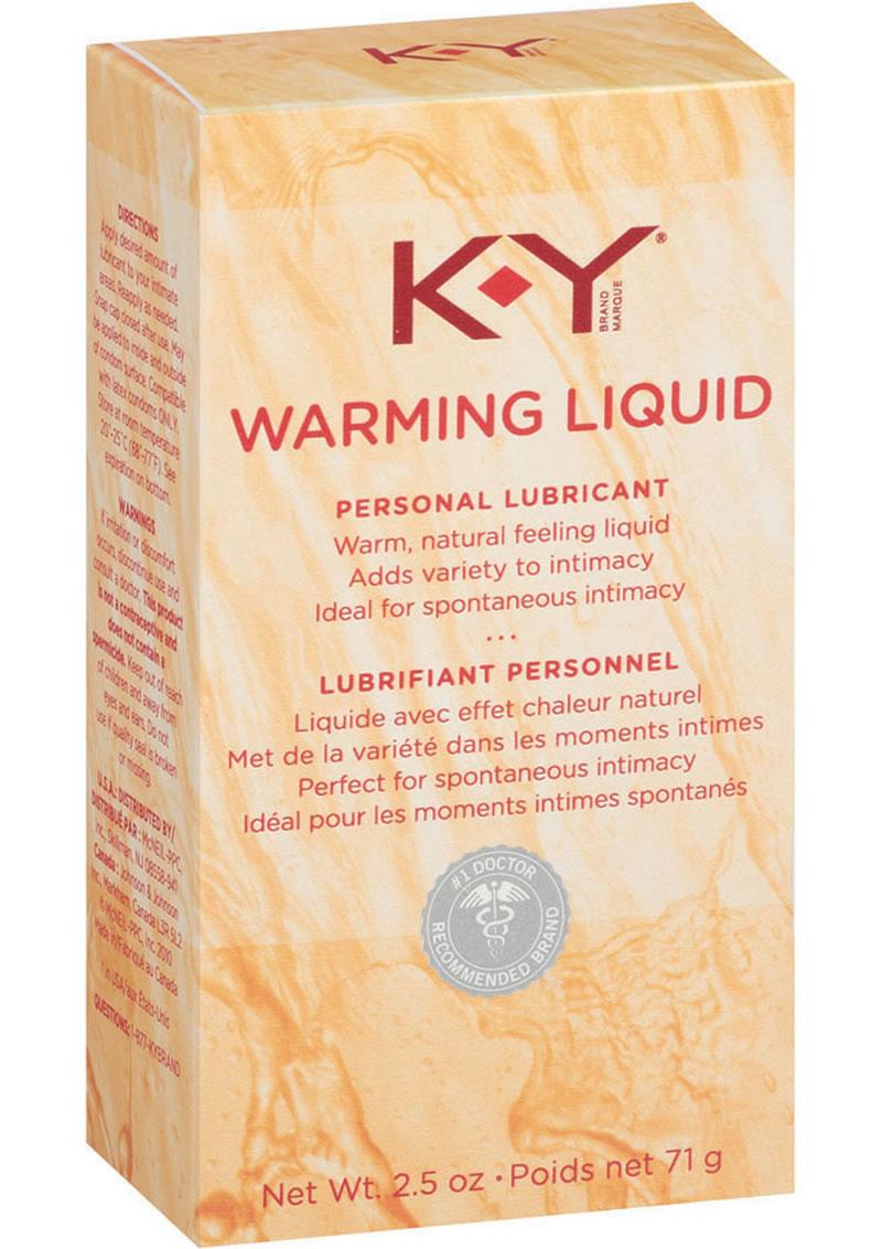 KY Warming Liquid Lubricant 2.5 oz.