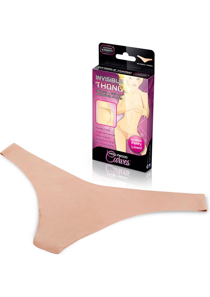 Nude Invisible Thong Medium/Large