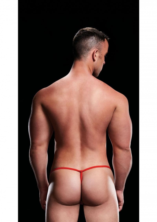 Red Low Rise G-String Large/X-Large