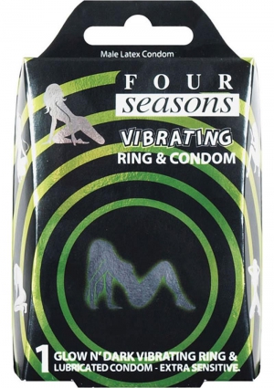 Glow N Dark Vib Ring And Condom