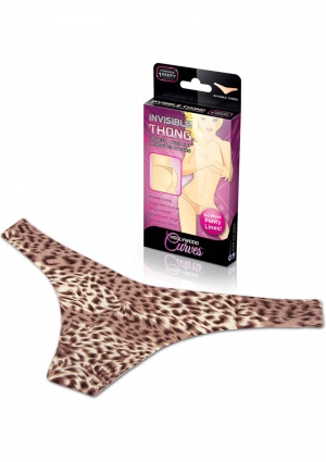 Invisible Thong - Leopard - S/m