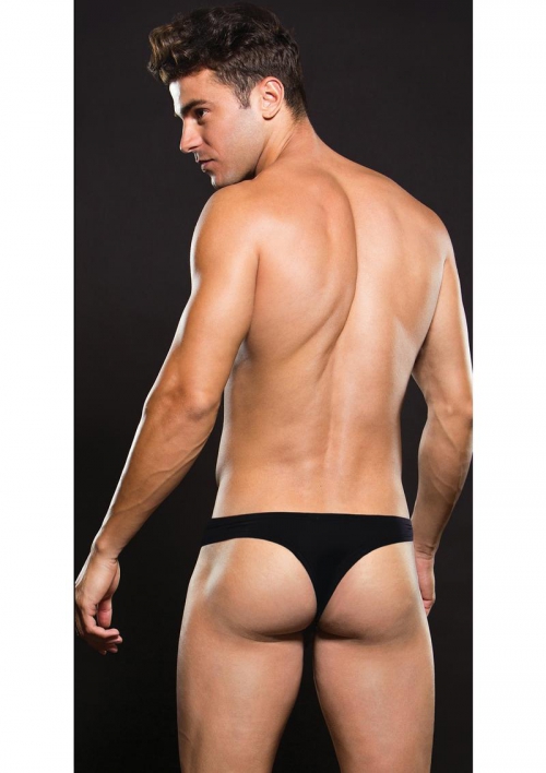 ENVY MICROFIBER THONG XXL BLACK