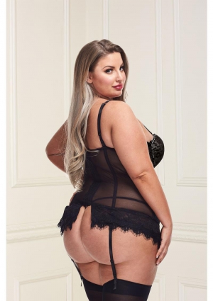 BACI BUSTIER AND GSTRING - BLK M