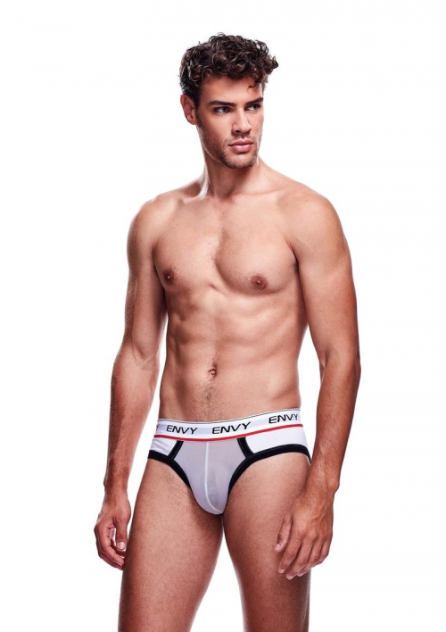 ENVY MESH BRIEF WHITE-ML