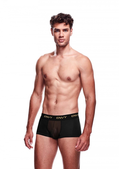 ENVY MESH SHORT BOXER BLACK-LXL