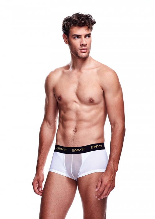 ENVY MESH SHORT BOXER WHITE -ML