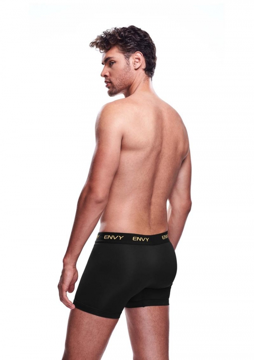 ENVY MESH LONG BOXER BLACK LXL