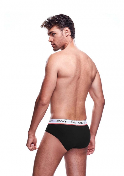 ENVY MESH BRIEF BLACK-LXL