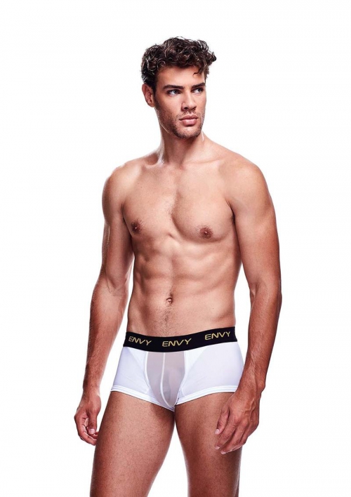 ENVY MESH SHORT BOXER WHITE -LXL