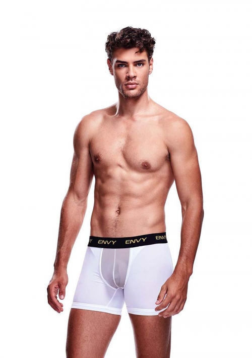 ENVY MESH LONG BOXER WHITE - ML